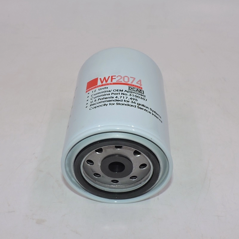 Coolant Filter Fleetguard WF2074 Donaldson P552074, Baldwin BW5074, Cummins 3315114 Cross Reference