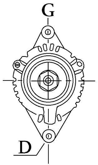 Yanmar Alternator 128271-77200