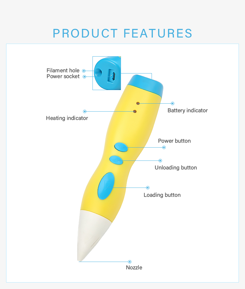 low temperature 3D pen 