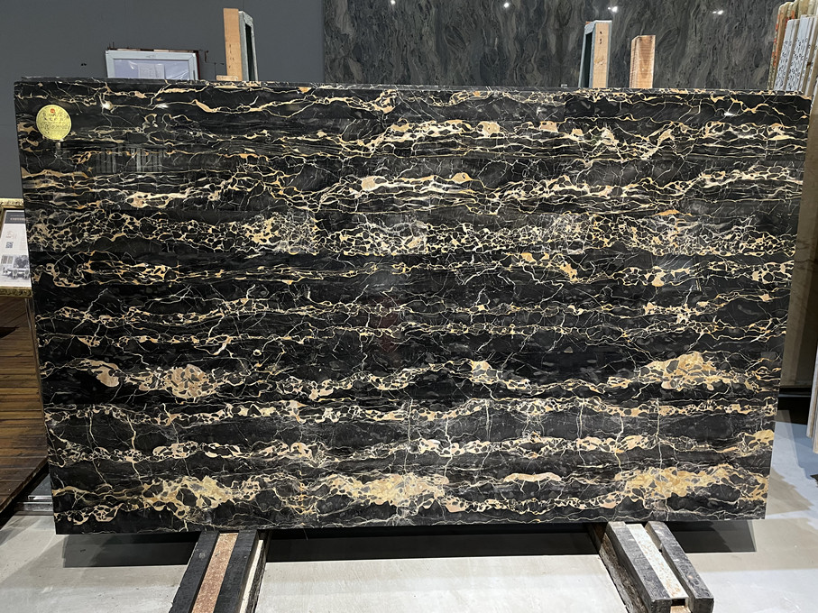 Italian Black Portoro Marble