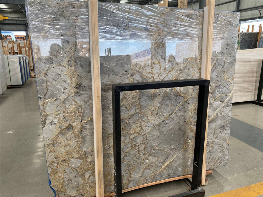 Tundra Gold Marble Slab