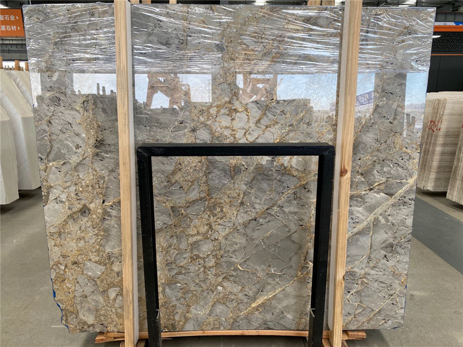 Tundra Gold Marble Slab