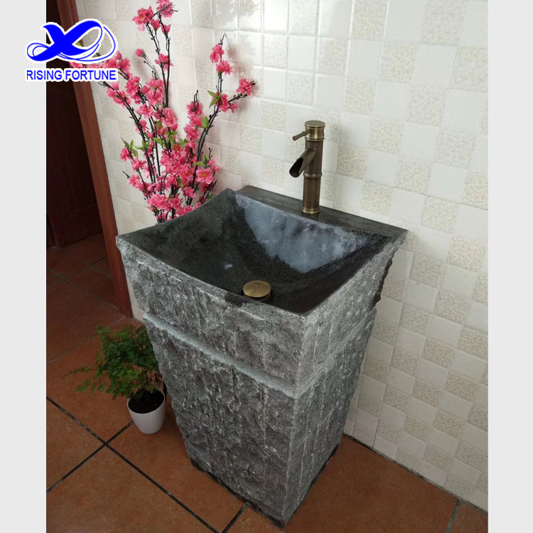 granite pedestal sink