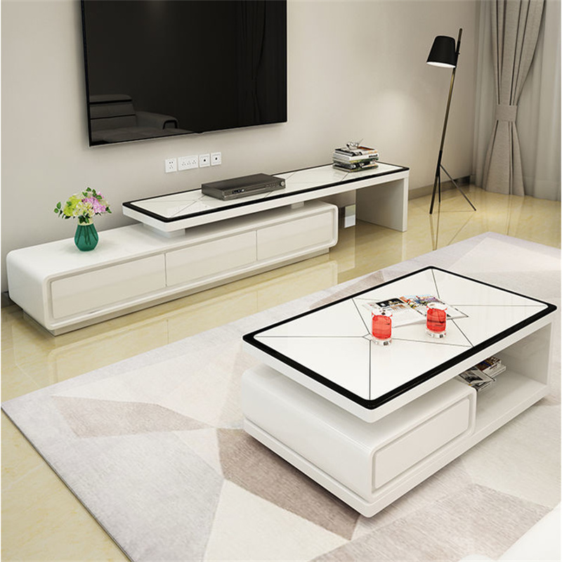 Tea Table TV Cabinet Combination