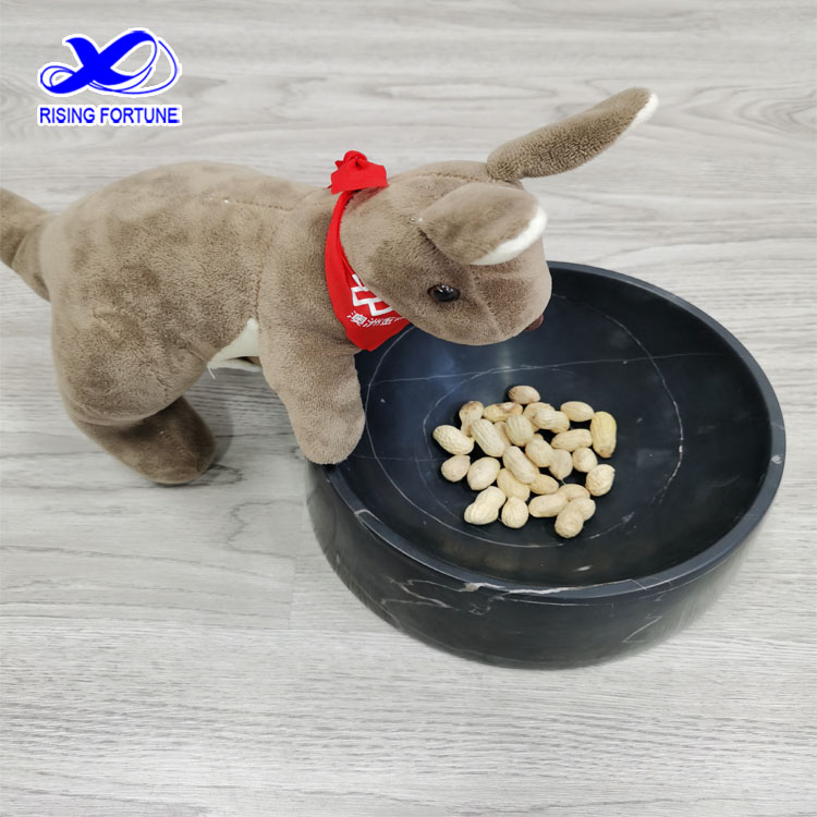 wholesale logo custom natural dog bowl dog food bowl powder coated pet dog feeding bowl