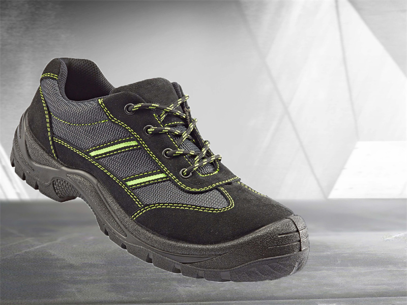 steel toe leather safety shoes