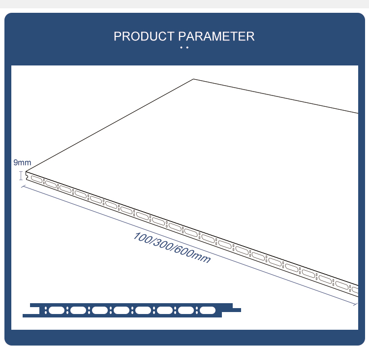 300mm White Fabric Wall Panels