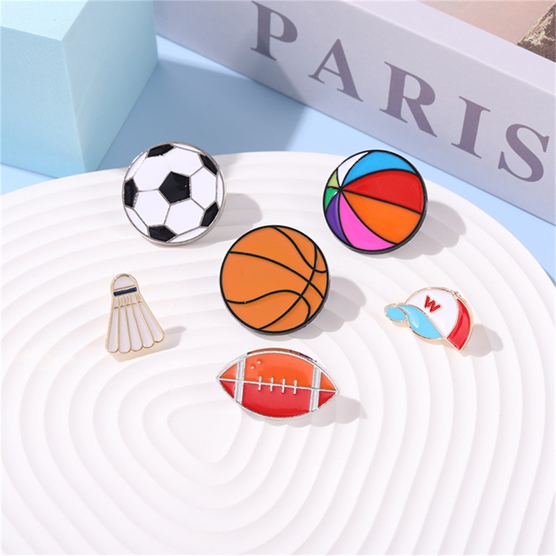 Sport soft enamel pin