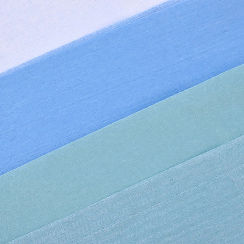 Nonwoven Industrial Cleaning Wiper Paper Roll Customized Blue