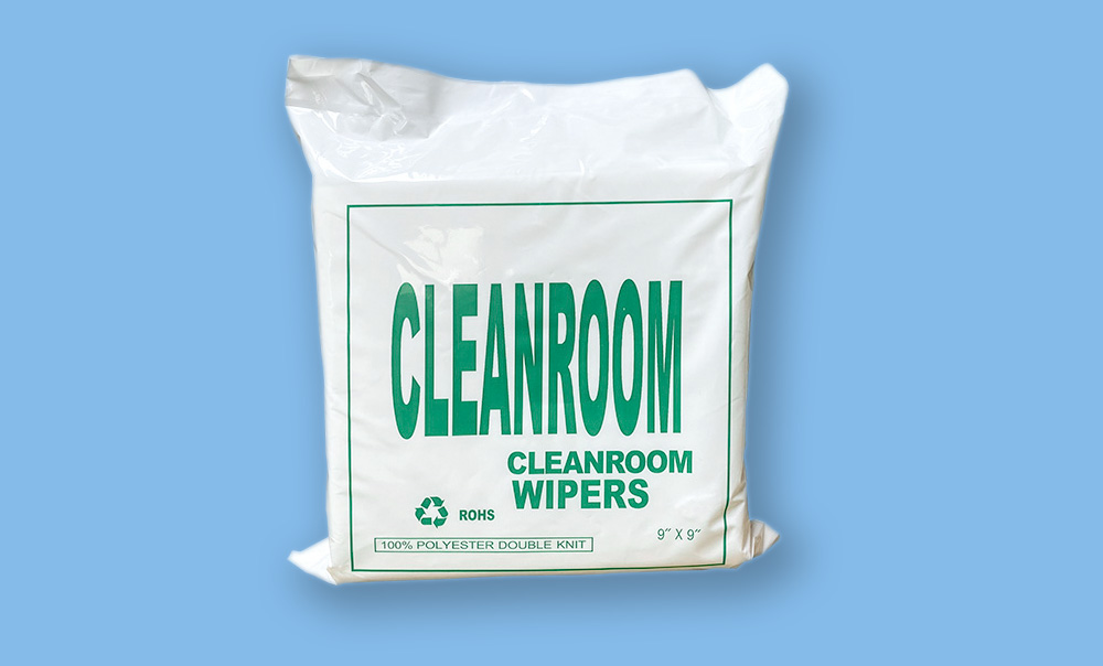 Microfiber Polyester wiper for cleanroom