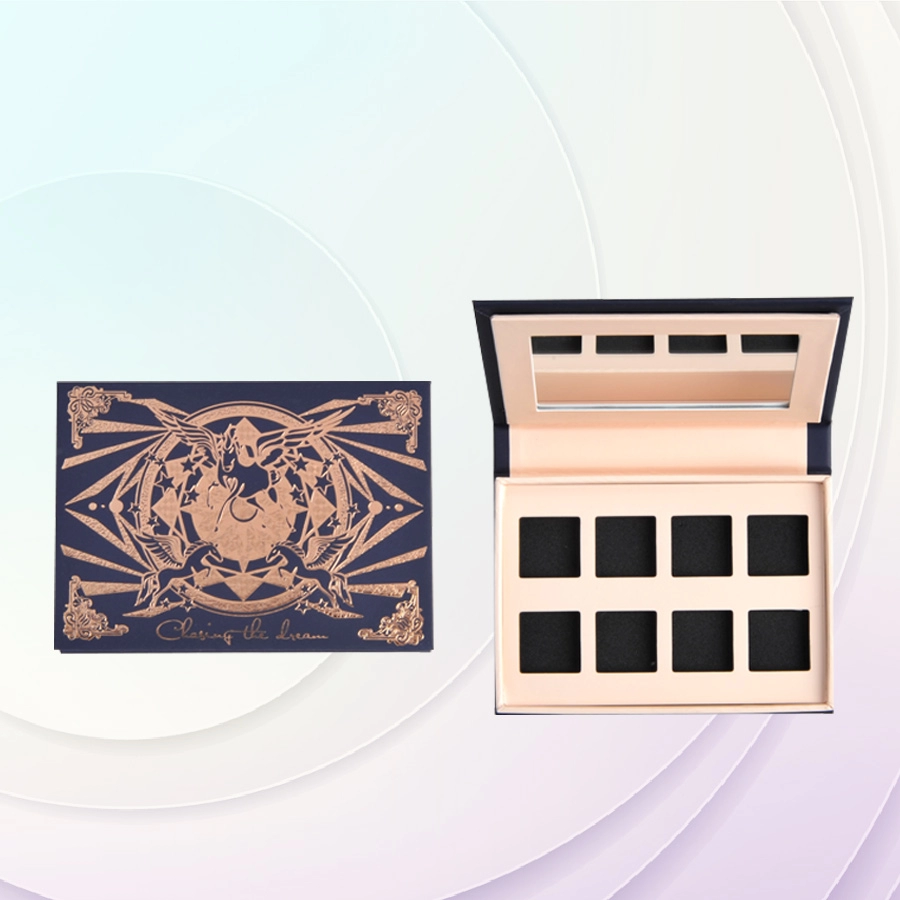 Texture Hot Stamping Makeup Magnetic Box Packaging