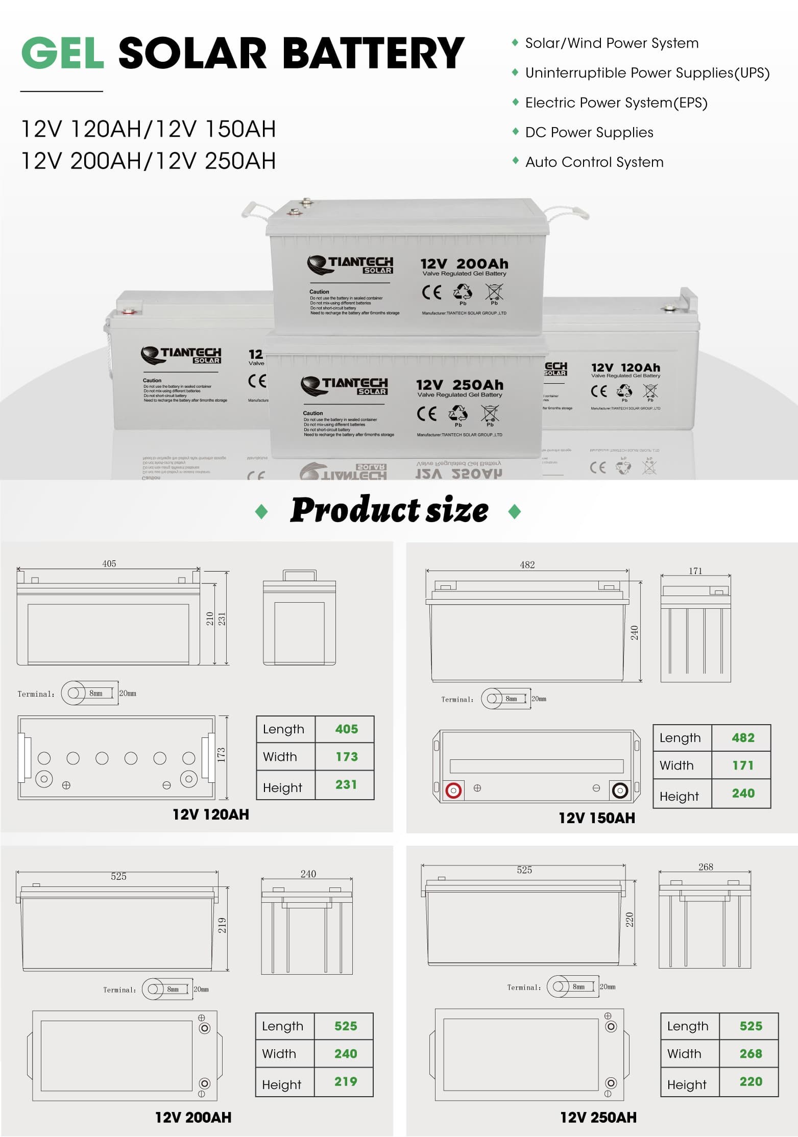 High polymer colloidal battery