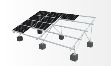 Roof And Ground Installation Hybrid System