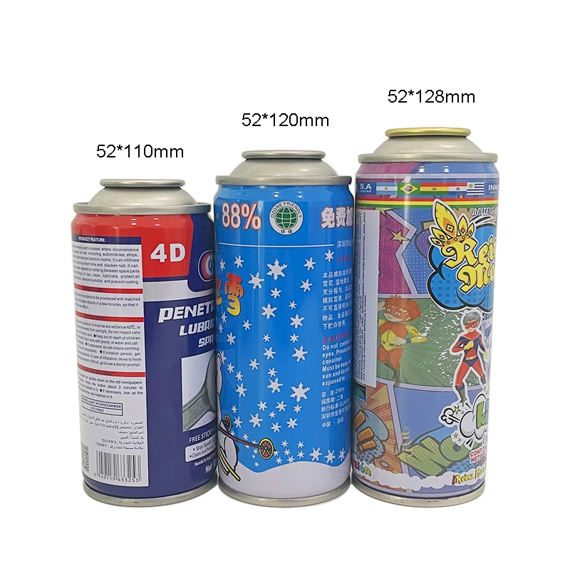 Diameter 52mm Aerosol Tinplate Can for Spray OEM Supplier