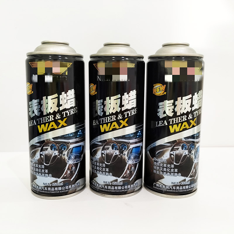 aerosol car care clean tin can