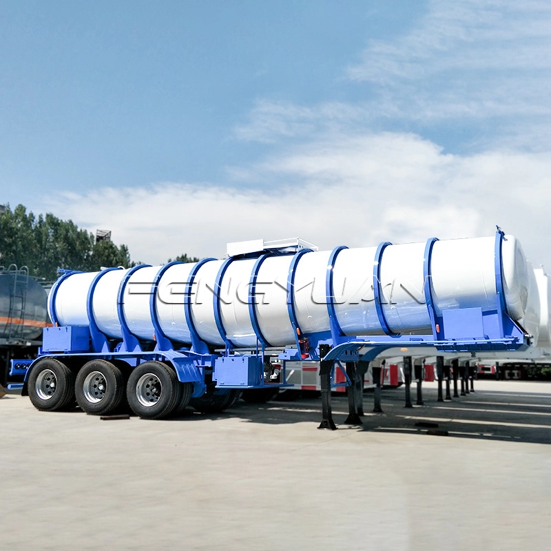 3 Axles Acid Tanker Semi Trailer With High Quality