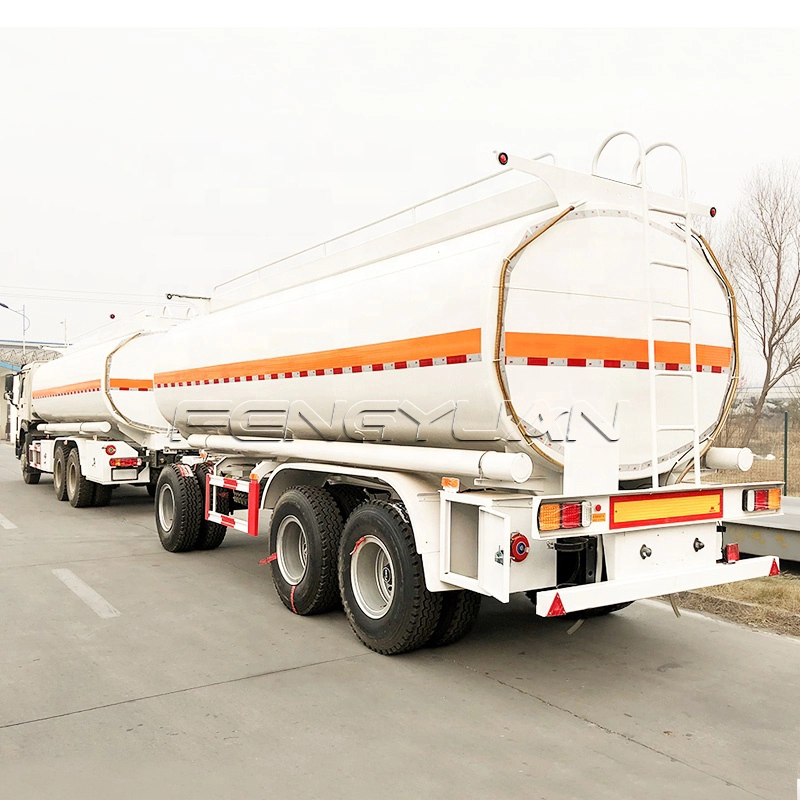 30000 Liters Volume Fuel Tanker Semi Trailer For Sale