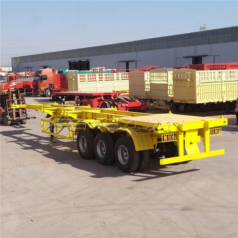 40ft Container Chassis shipping 12m Skeletal semi Trailer