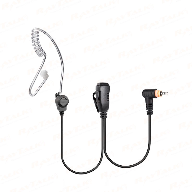 EM-3927 Walkie talkie headphones Single Wire fbi security earpiece with In-Line Mic and PTT