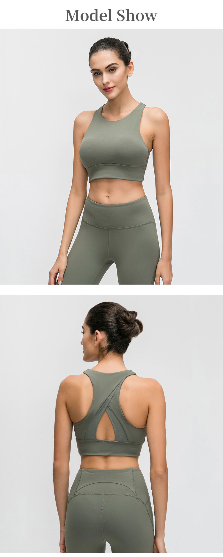 Triangle Hollow Back Gathers Yoga Underwear