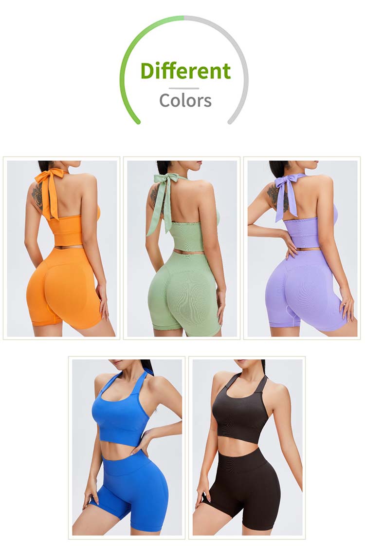 Seamless Backless Yoga Set