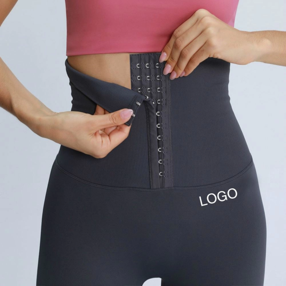 High Corset Yoga Pants Tummy Control Corset Waist Trainer High Legging