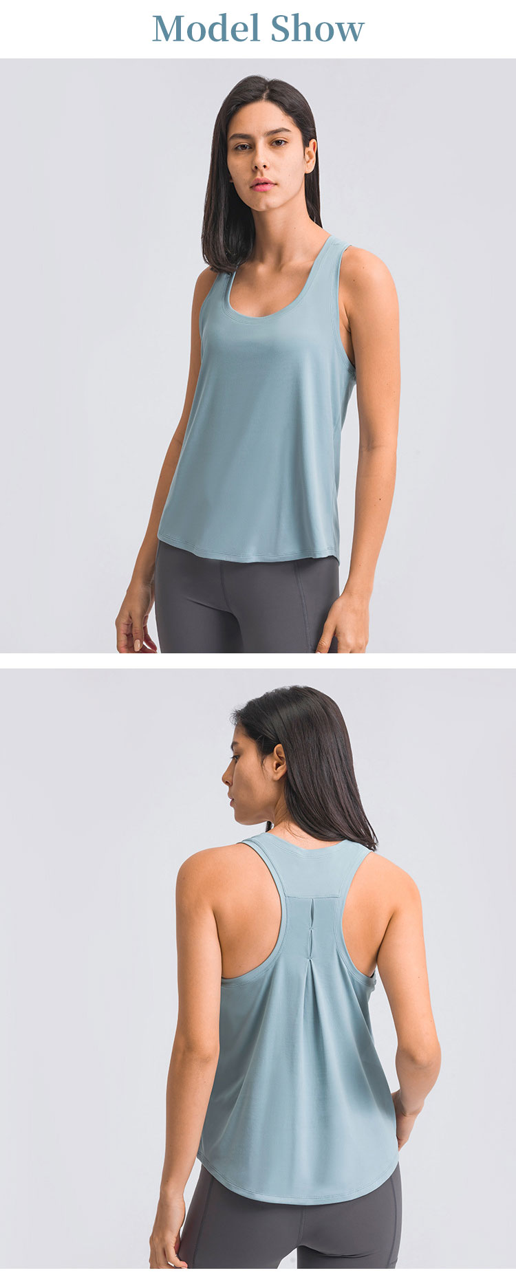 Racer Back Sports Yoga Vest