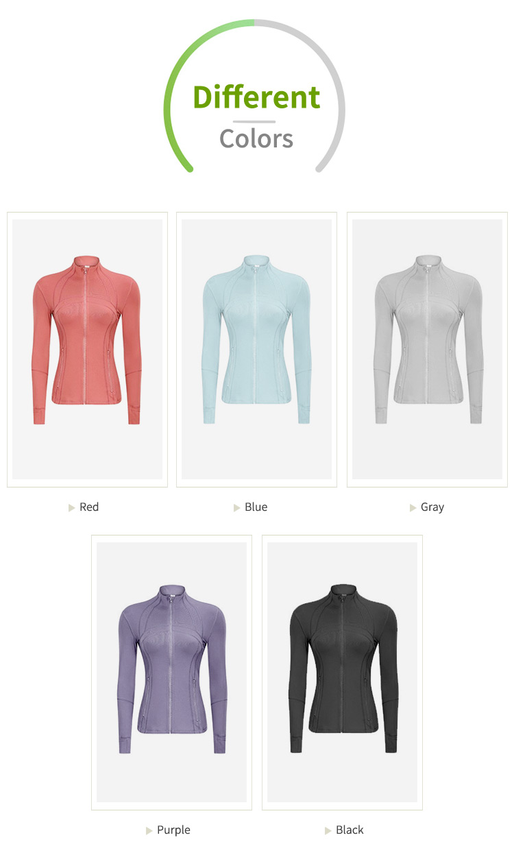 Full Zip Yoga Jacket Womens