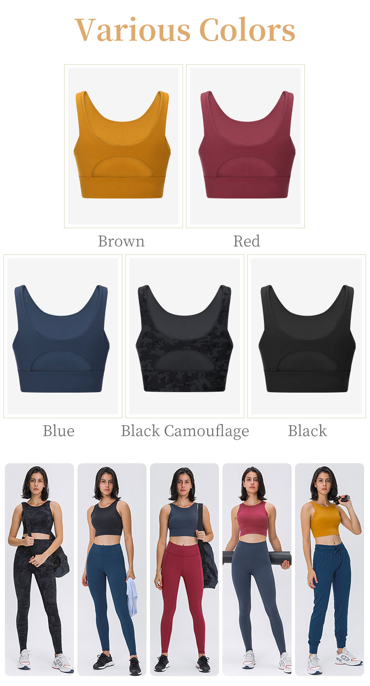 High Round Neck Sports Bra For Women