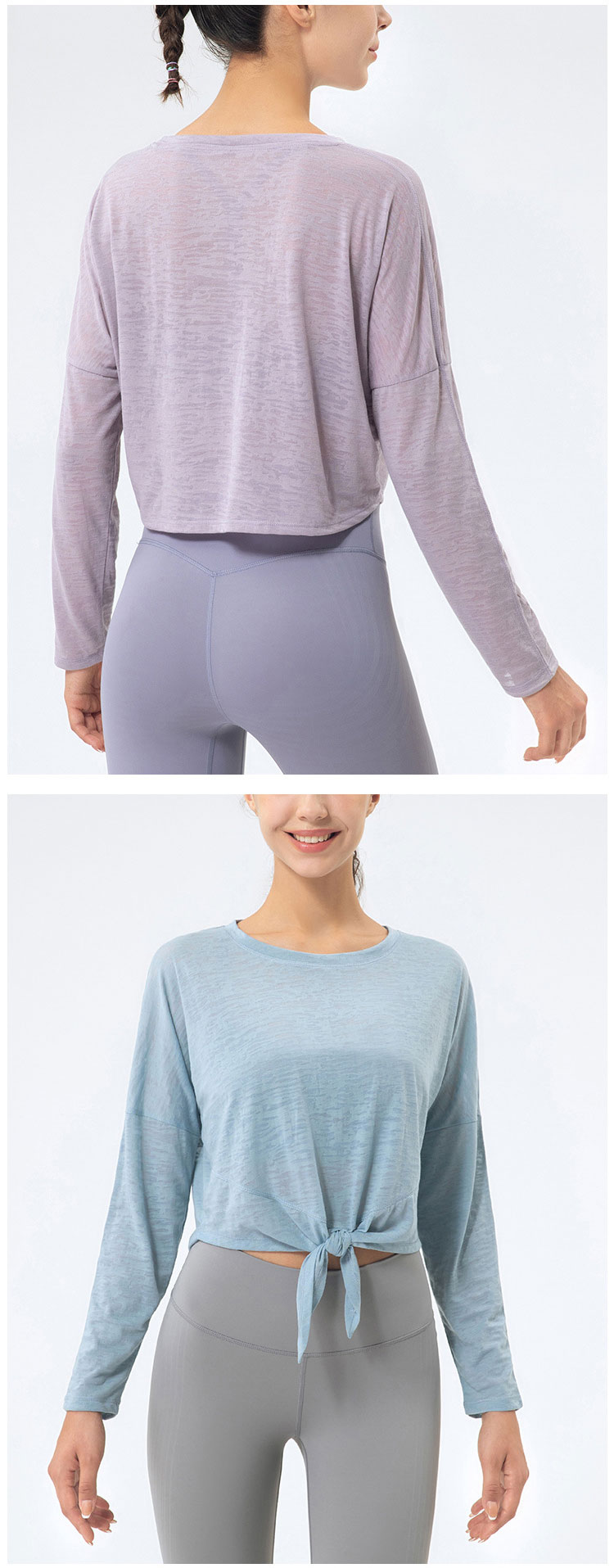 Loose Long Sleeve Yoga Top