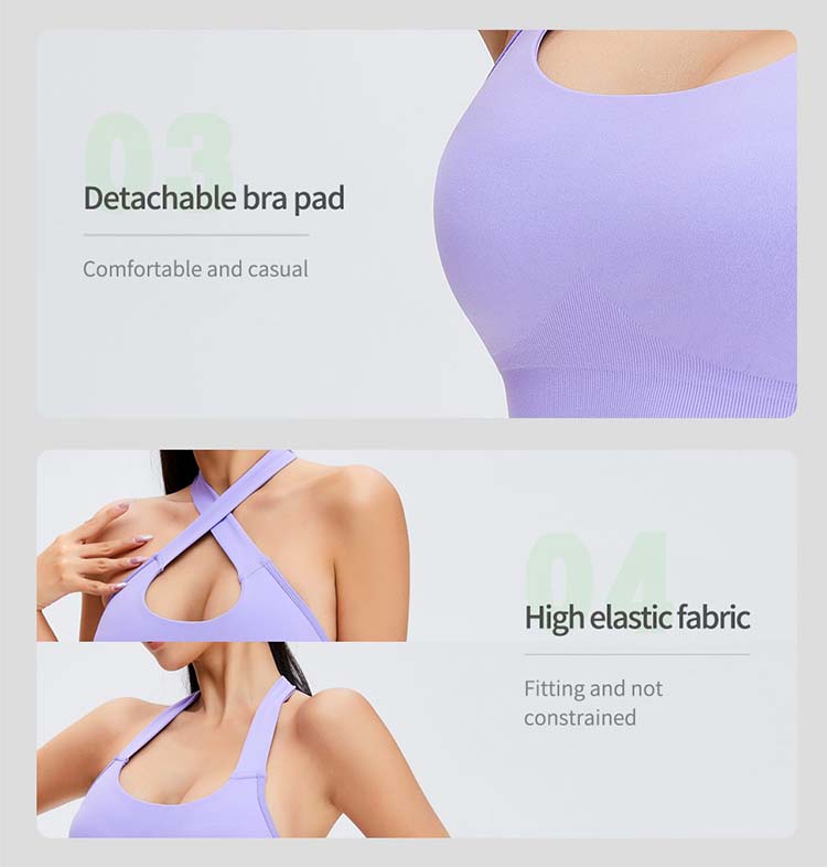 Seamless Backless Yoga Set