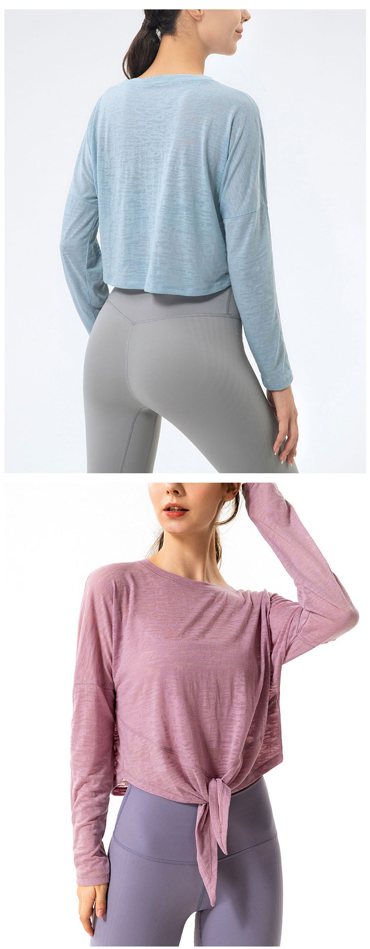 Loose Long Sleeve Yoga Top