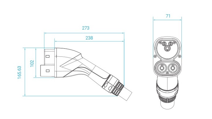 CCS2 EV PLUG