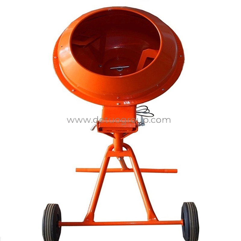 120L Portable Wheel Barrow AU Type Concrete Mixer With Gear Motor