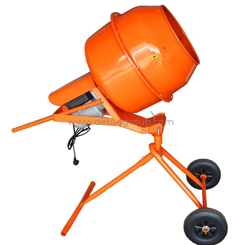 120L Portable Wheel Barrow AU Type Concrete Mixer With Gear Motor