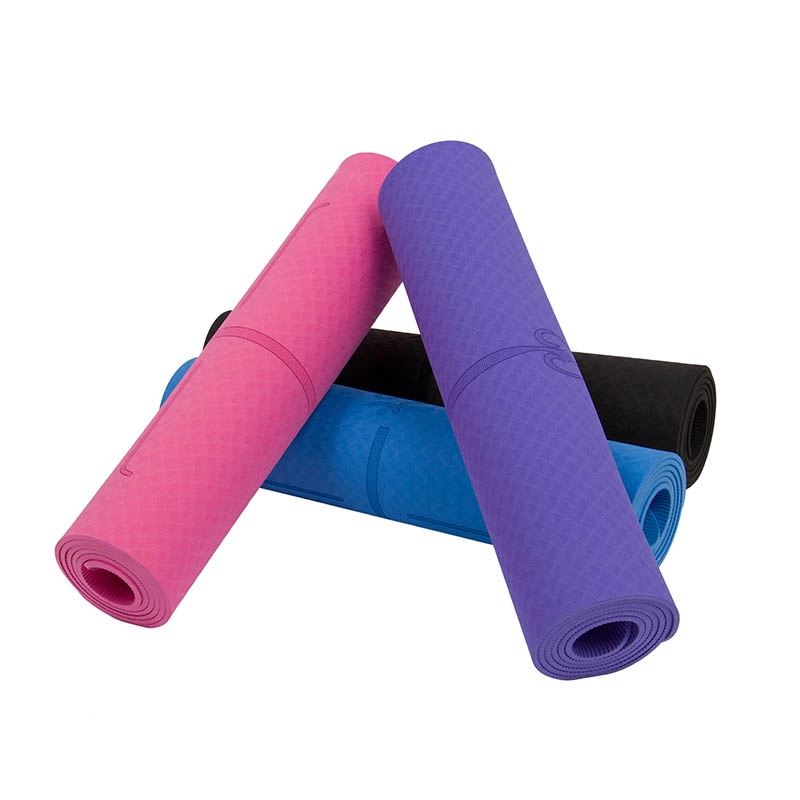 2021 new style fashion Eco Friendly TPE Yoga Mat wholesale