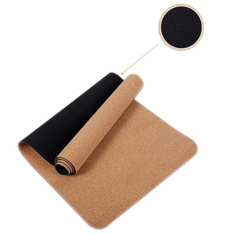 rubber cork yoga mat