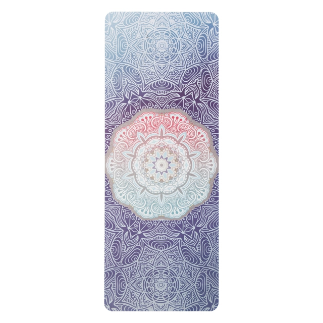 Custom Eco Friendly Print Travel Suede Yoga Mat