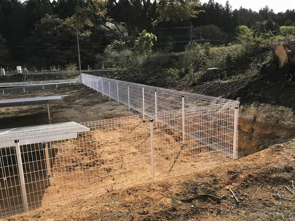 solar power system fence