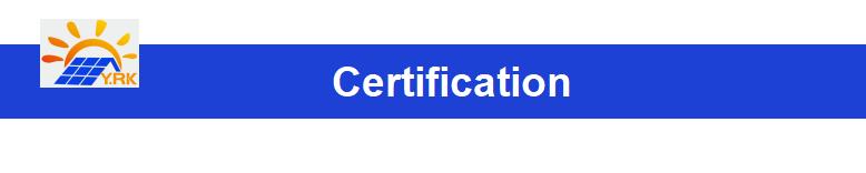 certification