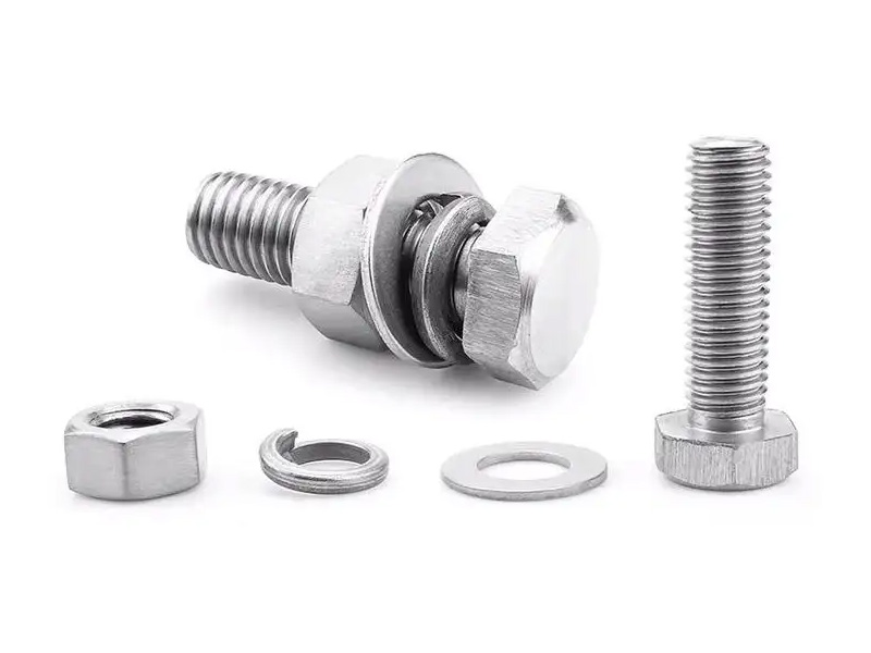 Stainless Steel Hex Bolt And Nuts Washer 