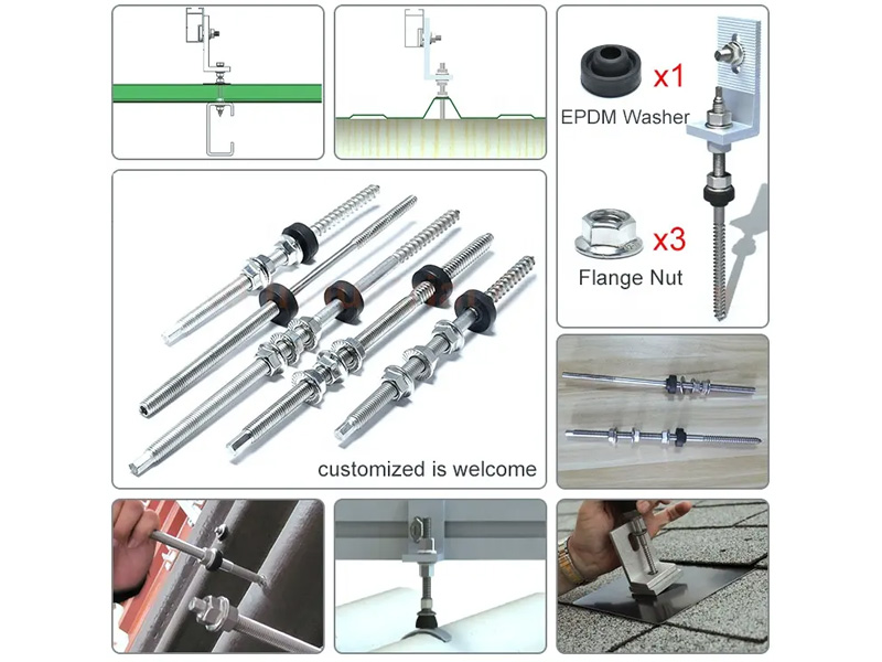 Hanger Bolt for Roof Solar Mounting