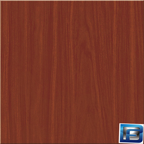 Wood texture coated aluminum material