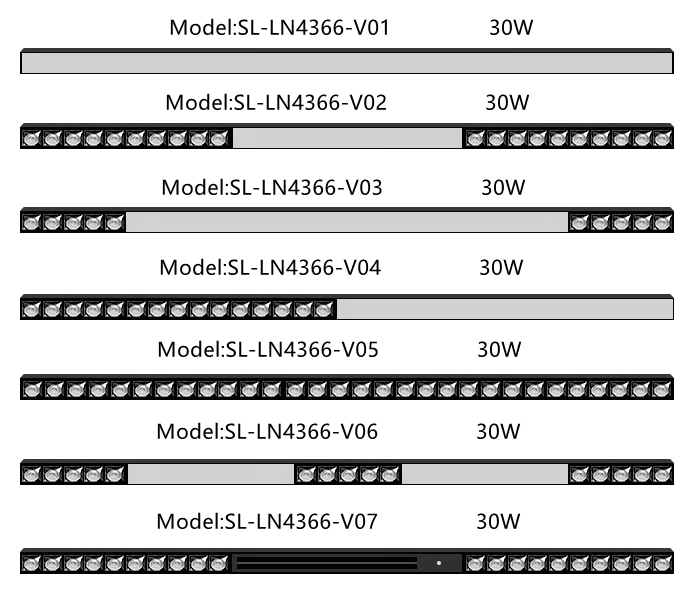 Suspended Linear Lights