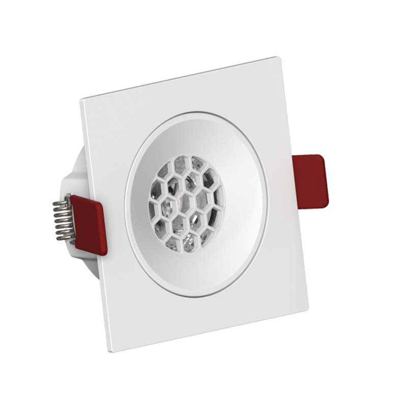 Adjustable Ultra Thin Led Downlights Square Recessed Anti Glare Interior Lighting