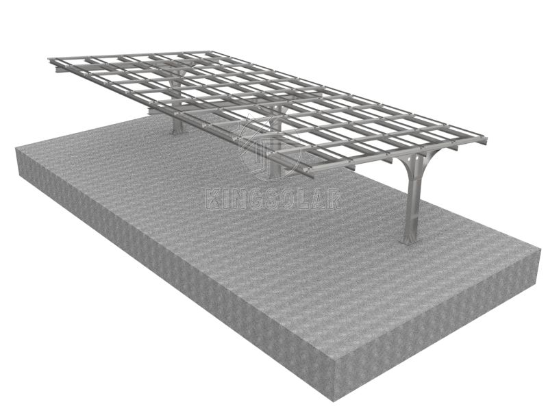 Carbon steel solar carport mounting system