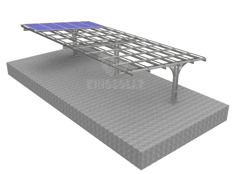 Carbon steel solar carport mounting system