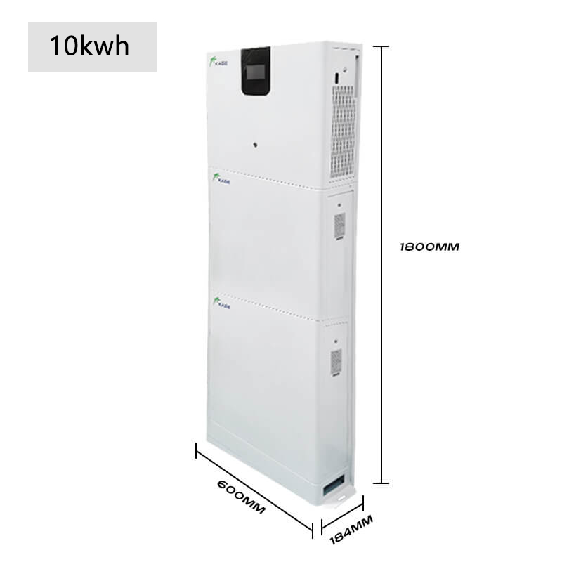 High quality 6000 cycles with 80% DoD 51.2v 10.24kw energy storage solar system 200ah Vertical Energy Storage System with inverter