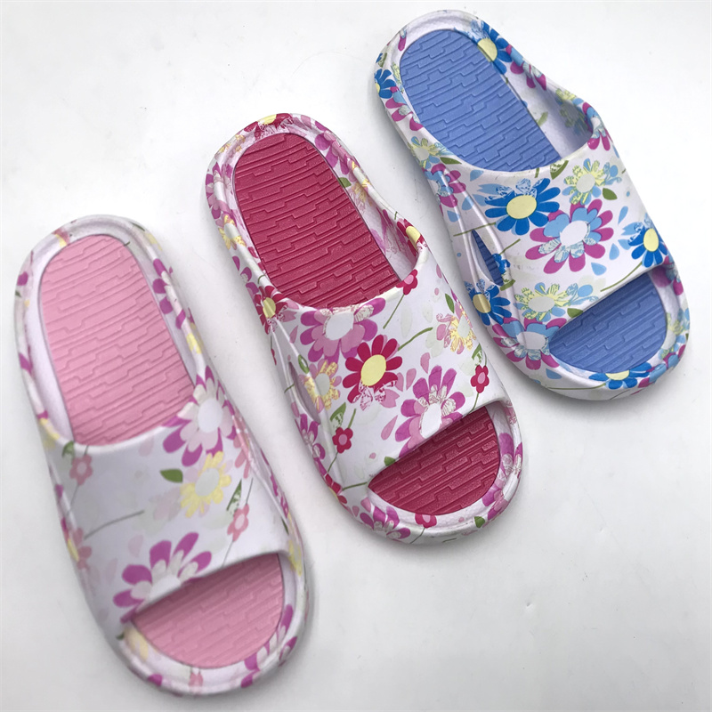 Flower Pattern Classic Soft Slide Slipper