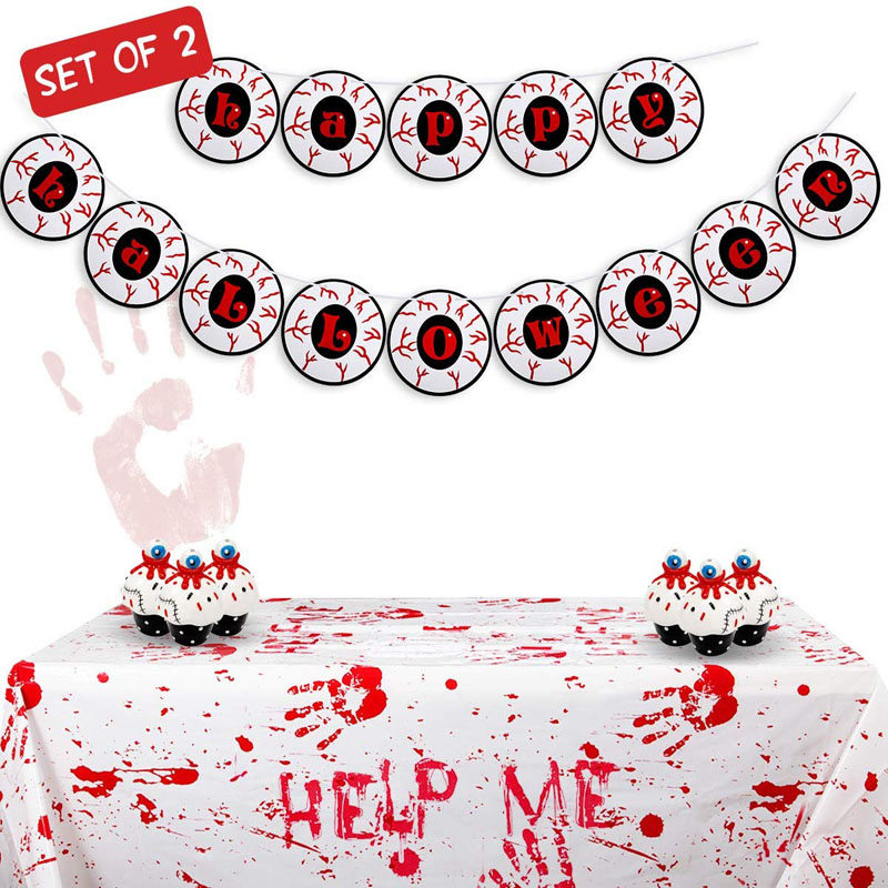 Halloween decoration table cloth